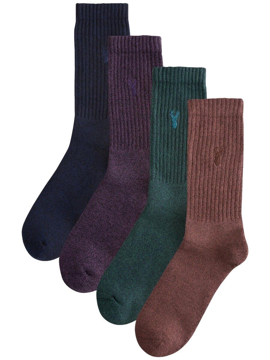 

Носки Next, цвет Dark green/Aubergine/Blackberry/Rusty red