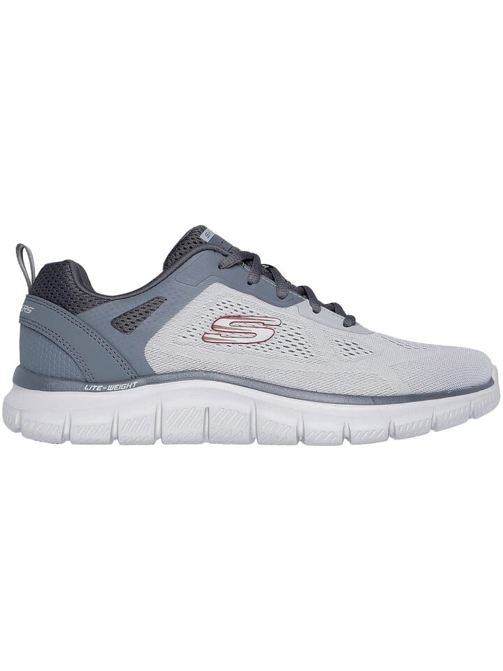 Кроссовки женские Skechers Track сетчатые из веганских материалов, серый — фото 2