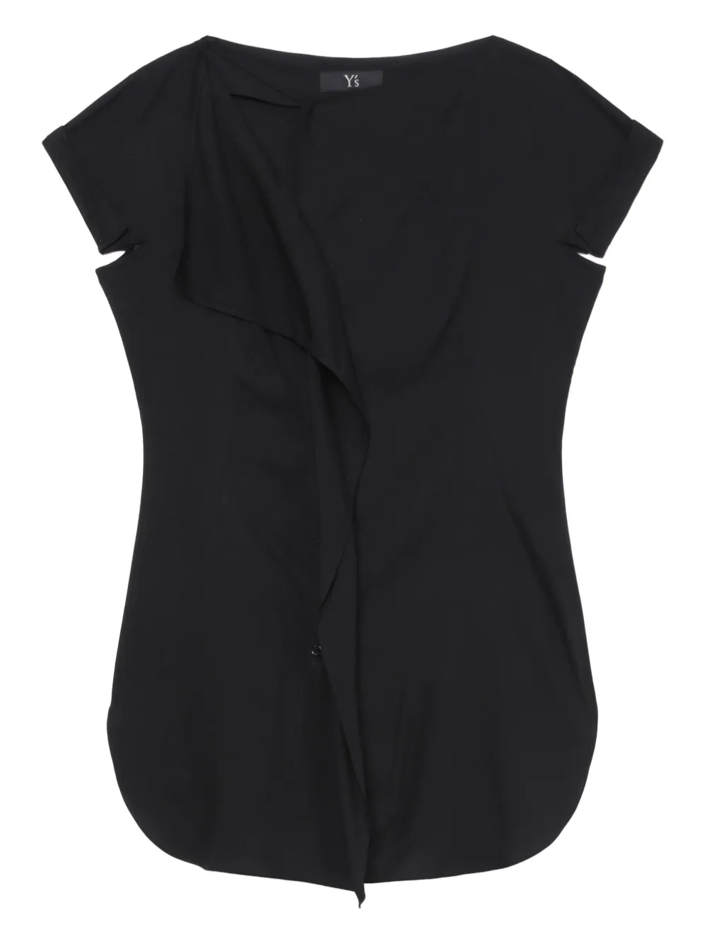 

Асимметричная футболка Y's, черный