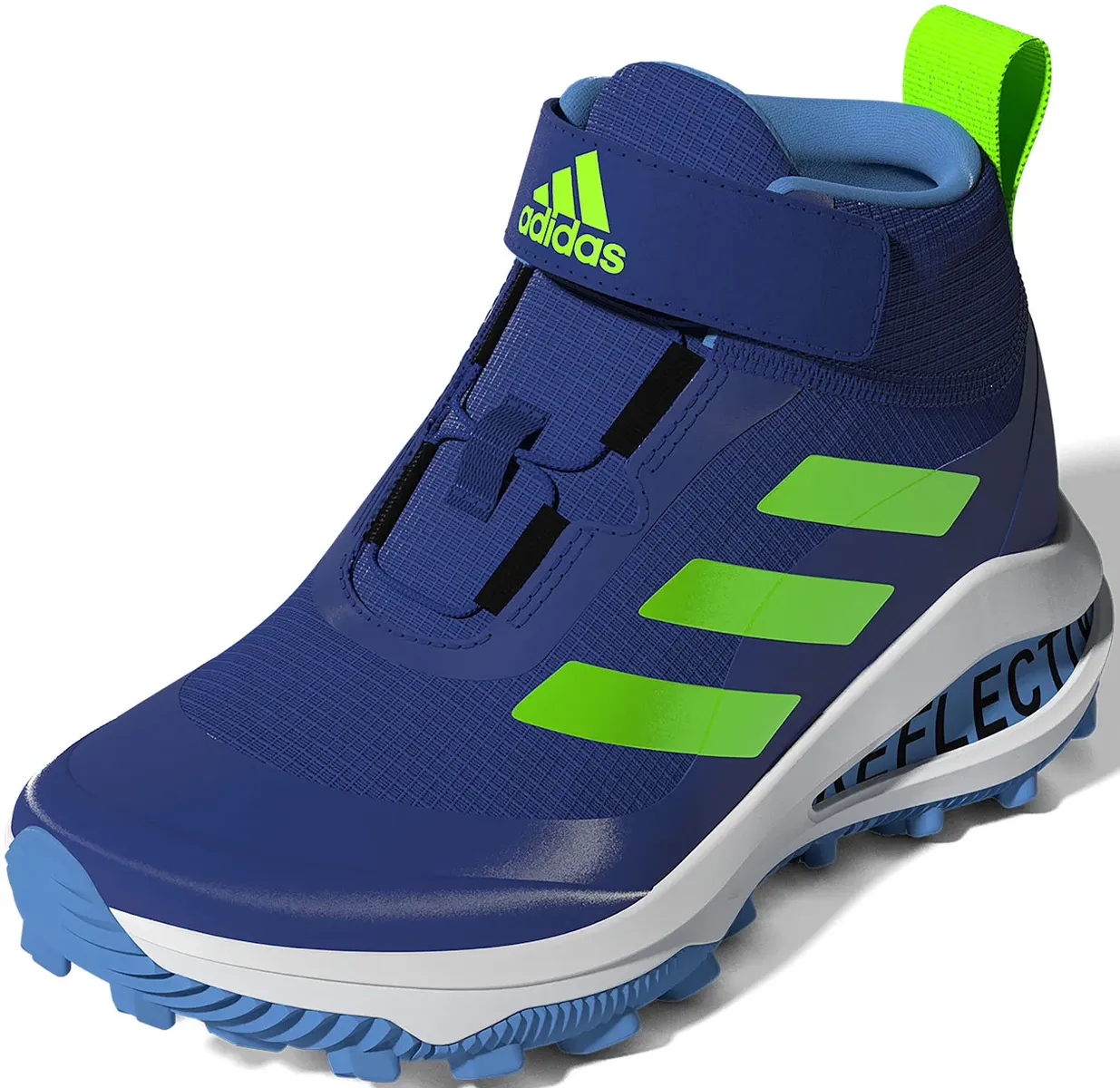 

Кроссовки Adidas Sportswear "FORTARUN ALL TERRAIN CLOUDFOAM SPORT ELASTIC LACE AND TOP STRAP", с застежкой-липучкой, зеленый