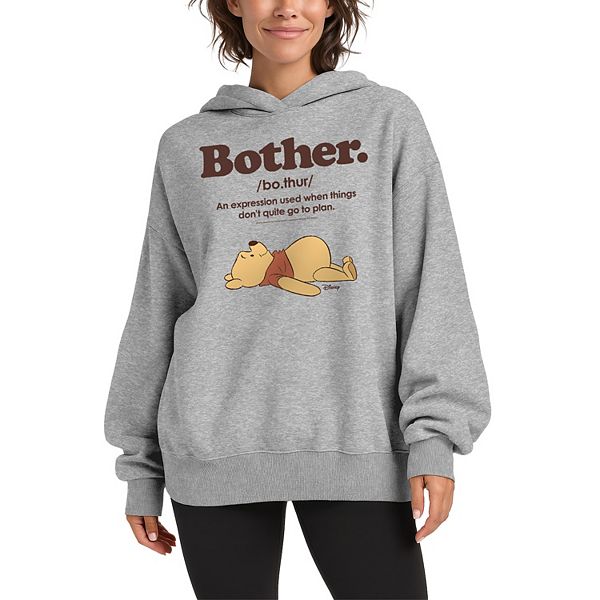 

Женский худи оверсайз с Винни Пухом Disney, Athletic Heather