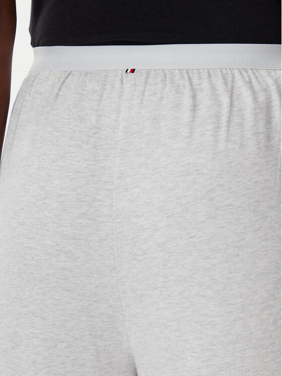 Свободный покрой пижамных брюк UW0UW05776 Tommy Hilfiger, серый — фото 3