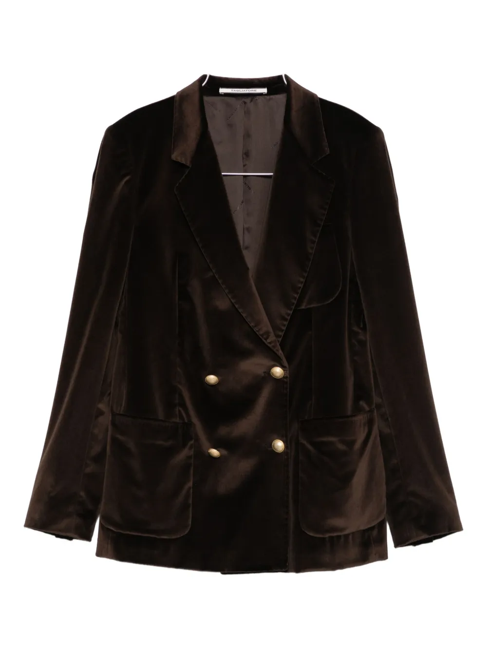 

Двубортный пиджак с длинными рукавами TAGLIATORE, коричневый