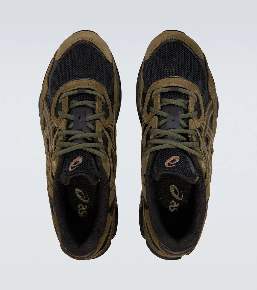 Кроссовки Gel-NYC с замшевой отделкой Asics, зеленый — фото 4
