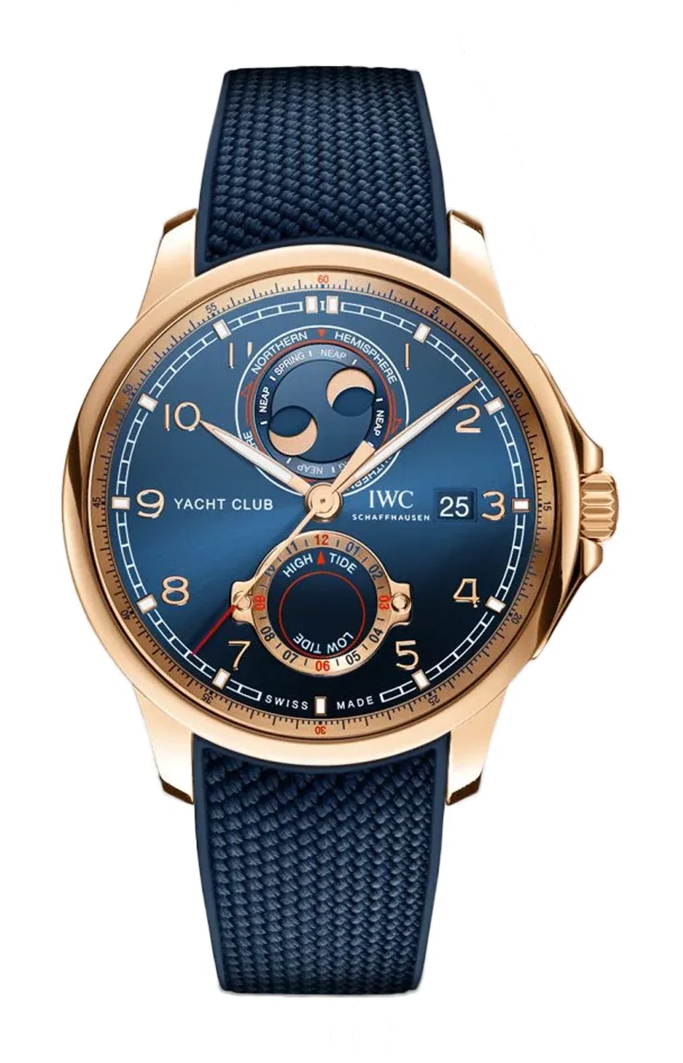 PORTUGIESER YACHT CLUB MOON & TIDE - IW344001 IWC SCHAFFHAUSEN, золотой