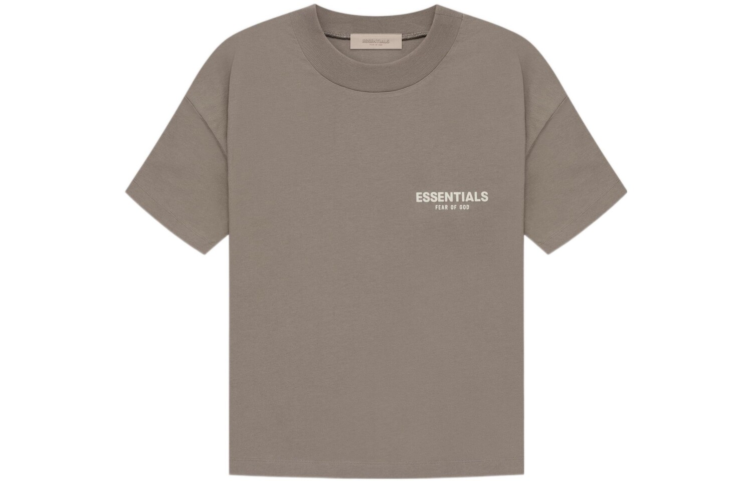 

Мужская футболка Fear of God Essentials, серо-коричневый