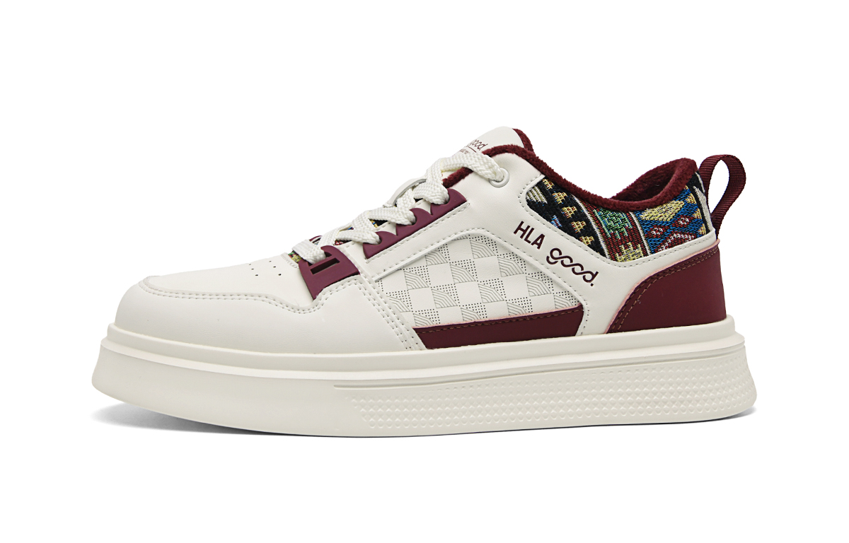 

Низкие скейтерские кроссовки мужские HLA, белый