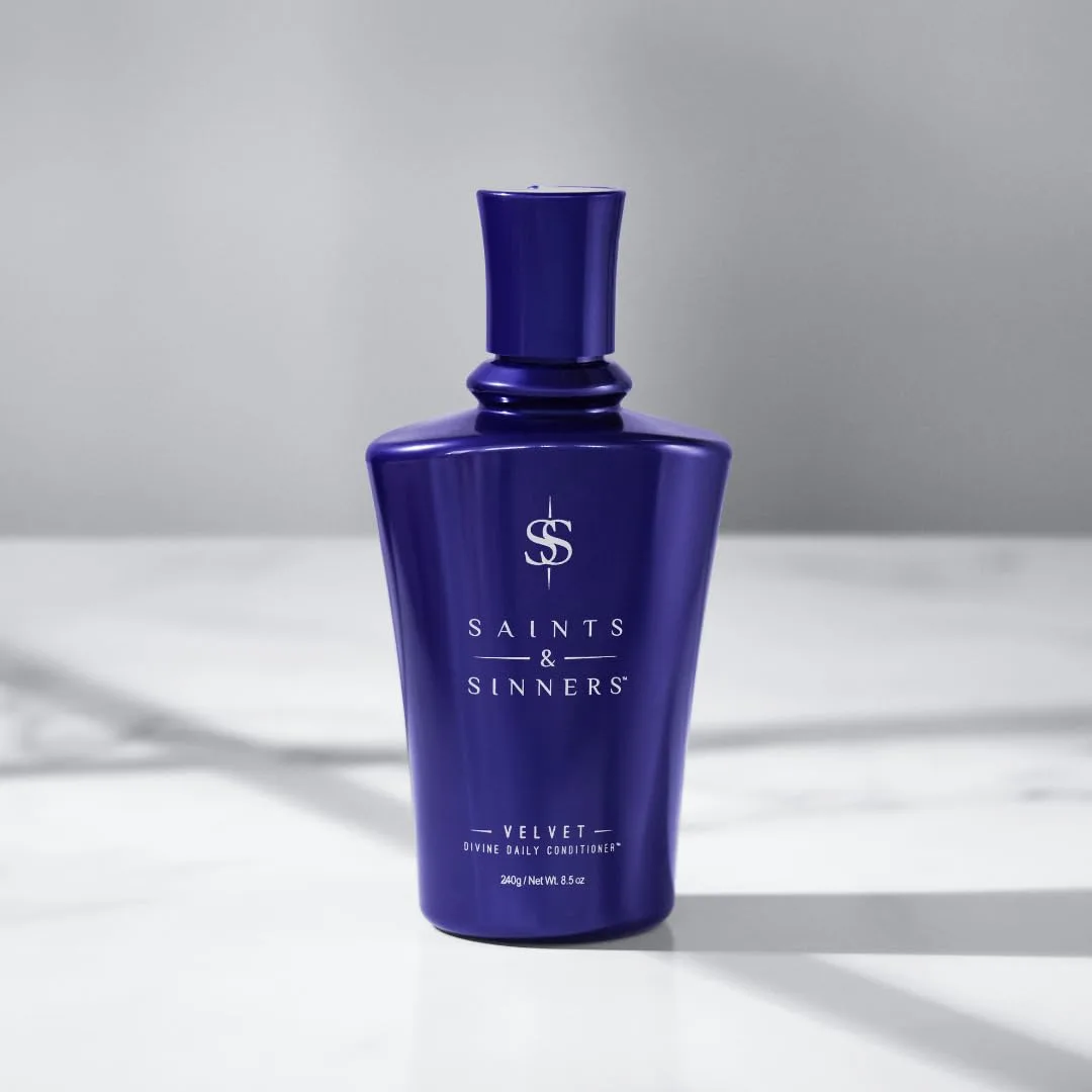 Saints & Sinners Velvet Divine ежедневный кондиционер для сухих, обезвоженных, термически и экологически поврежденных окрашенных волос - восстановление, укрепление, распутывание, устранение пушистости 240.98 г — фото 4