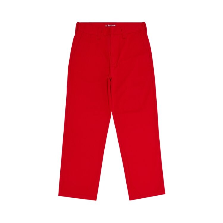 

Брюки Supreme Work Pant, красный