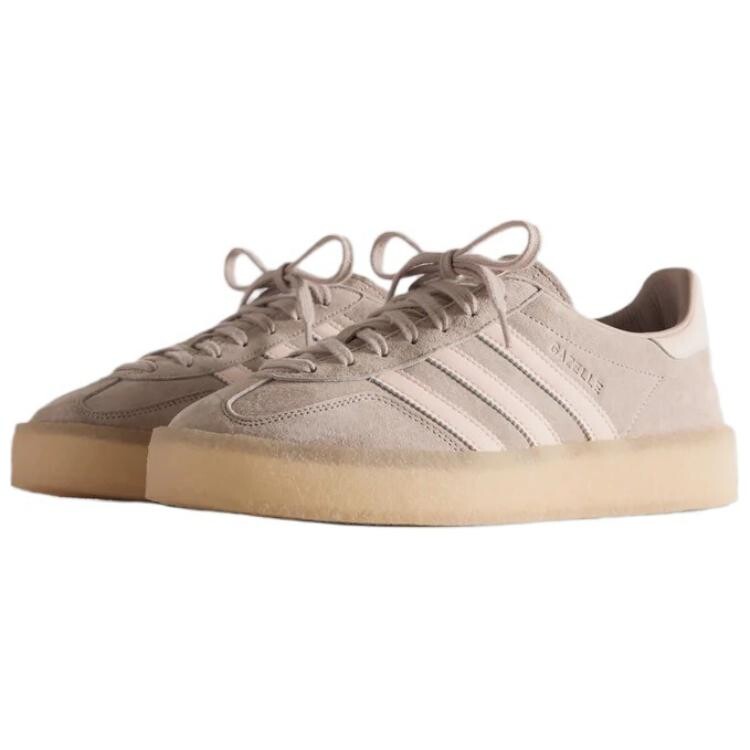 Кроссовки Kith X adidas originals Gazelle Skateboarding Shoes Men Low-top Brown, коричневый — фото 4