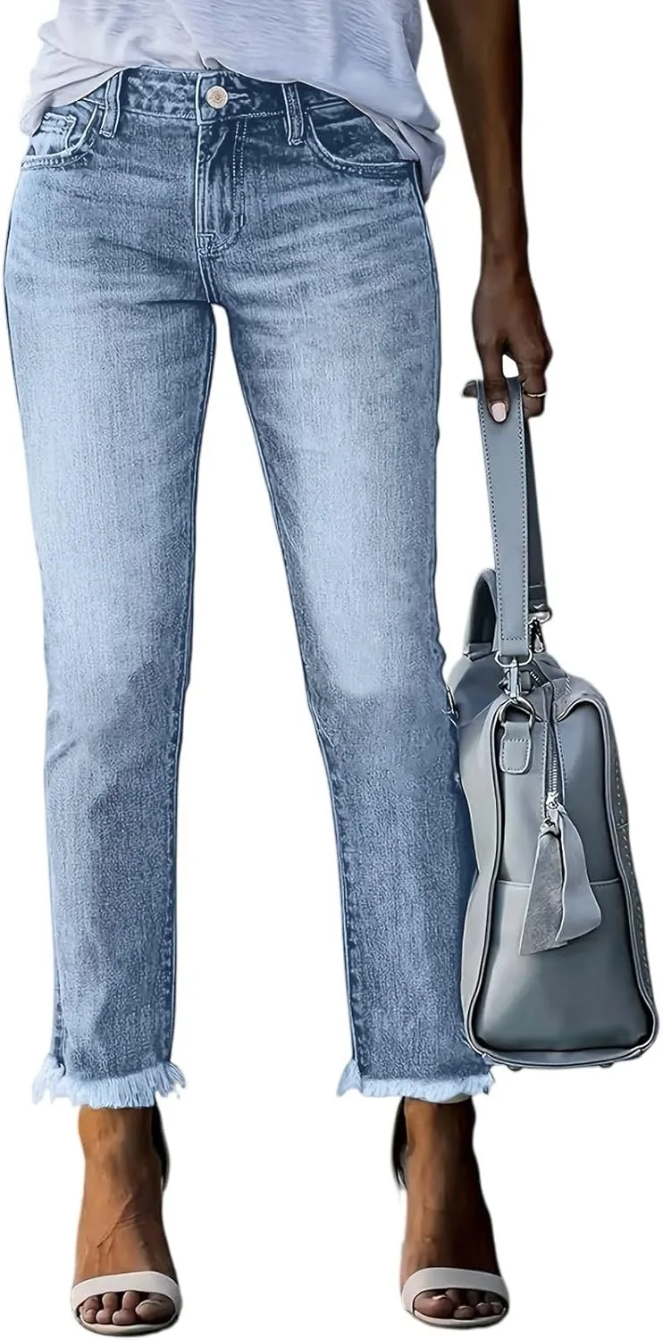 

Джинсы для женщин Skinny High Waisted Classic Denim High Stretchy