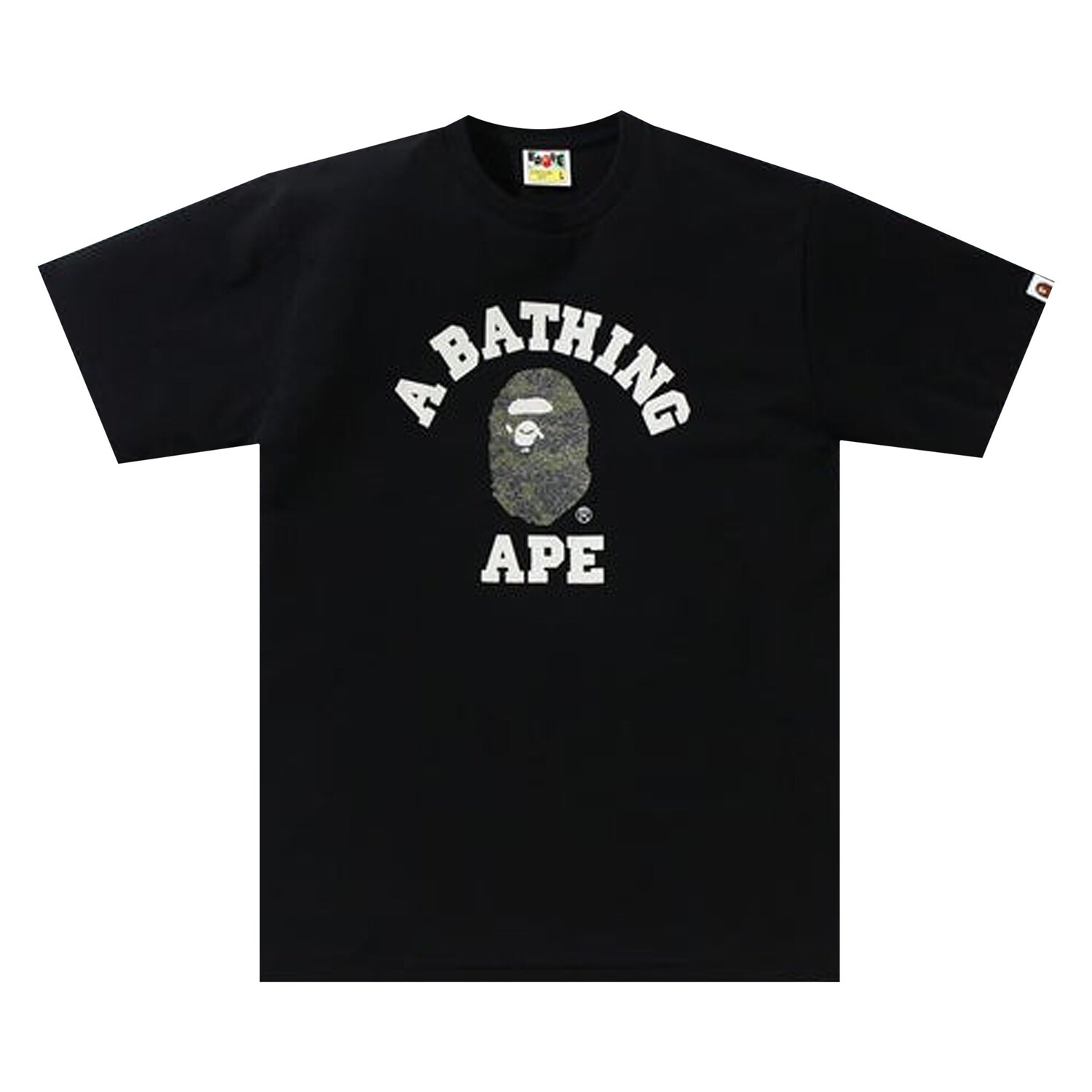 

Футболка BAPE Glass Beads 1st Camo College, черный/зеленый