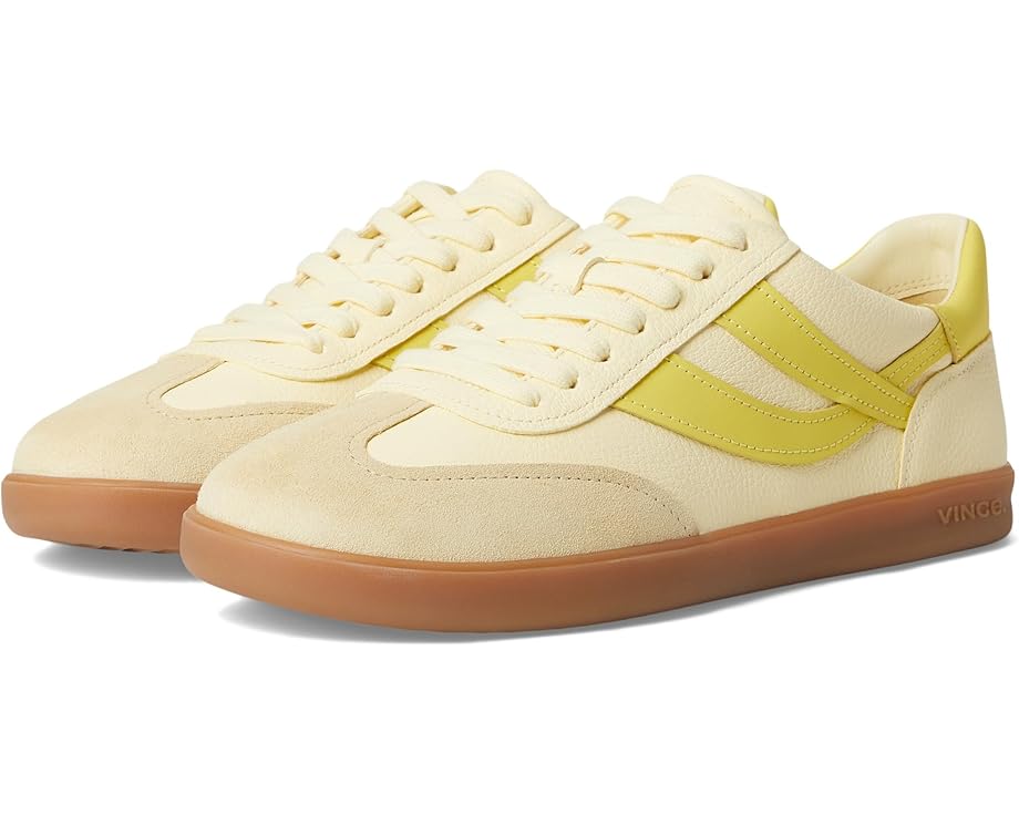 Кроссовки Vince Oasis-w Lace-up Shoes, цвет Straw Seed Yellow Leather