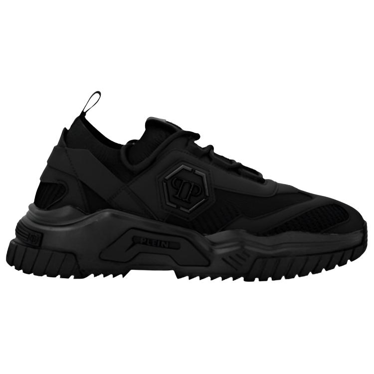 PHILIPP PLEIN Кроссовки Runner Hexagon Low top мужские черные — фото 3