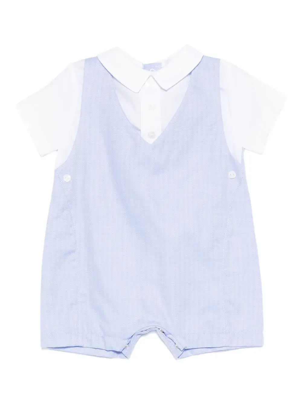 

Комбинезон из ёлочки на пуговицах Nanan, синий