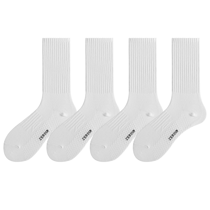 

Sakuin Zeroin Men Mid-Calf Sock, 2 Белый + Черный + Серый