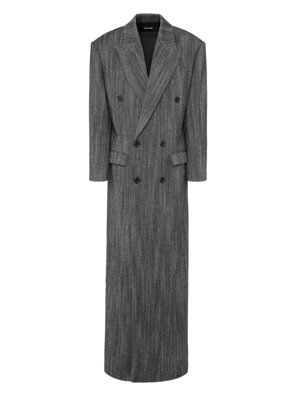 

Пальто Luca's из коллаборации с Magliano Dsquared1, серый