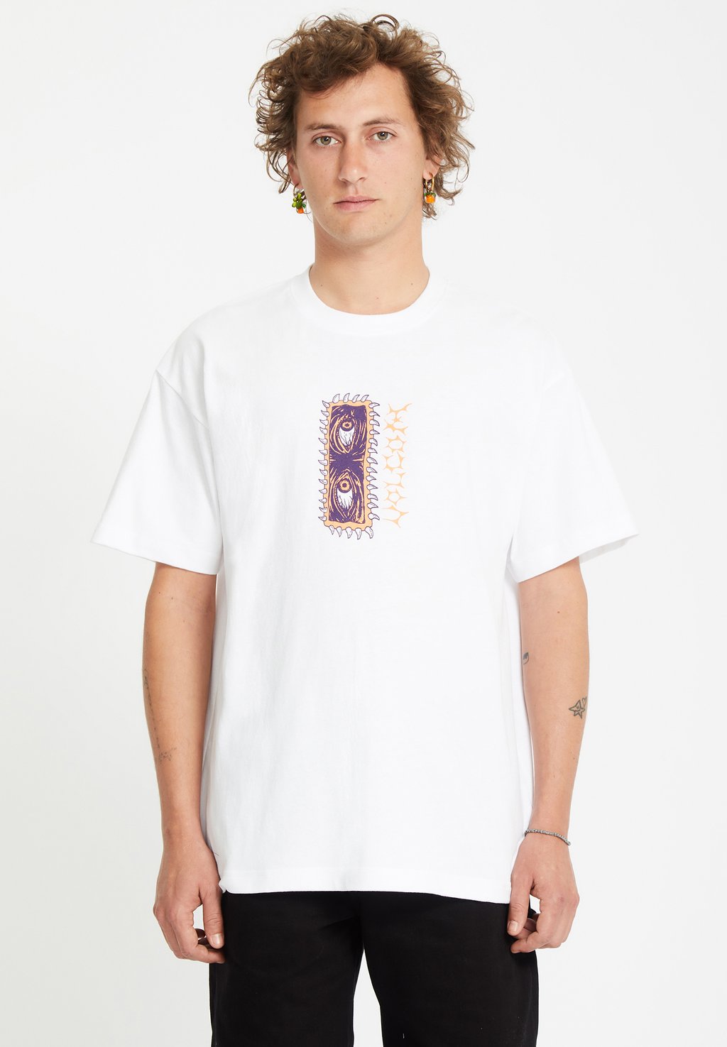 

Футболка с принтом TEE EYE RUST Volcom, белый