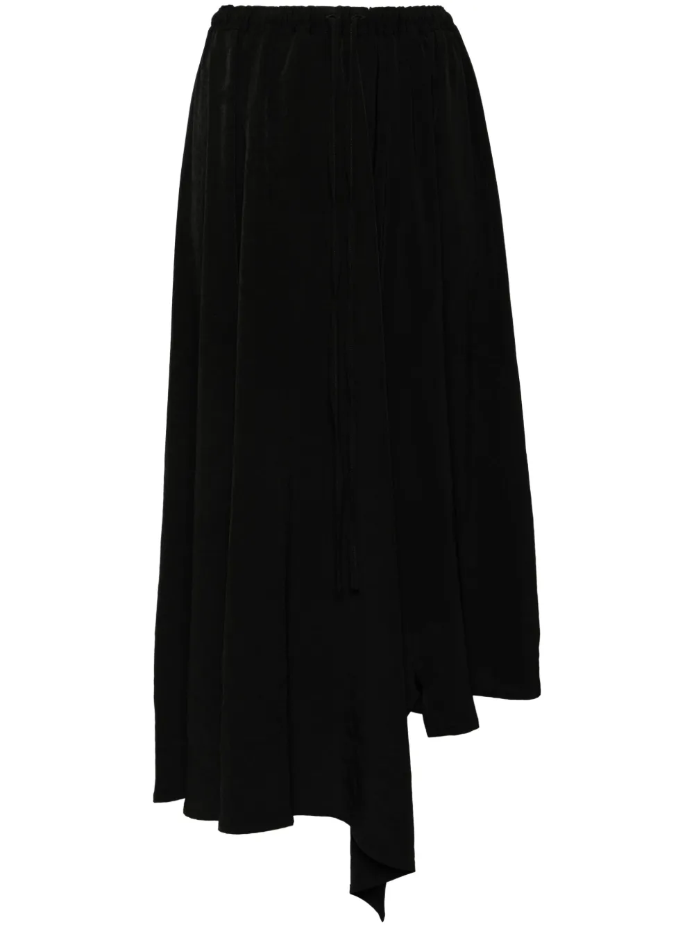 

Юбка асимметричного кроя Yohji Yamamoto, черный