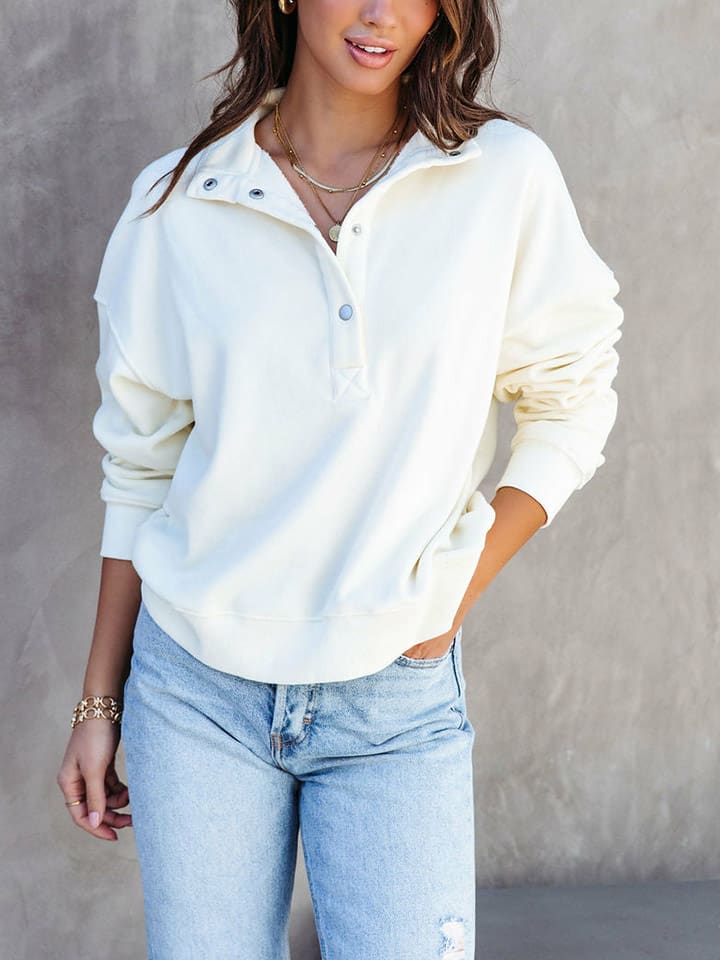 

Milan Kiss Свитшот кремового цвета