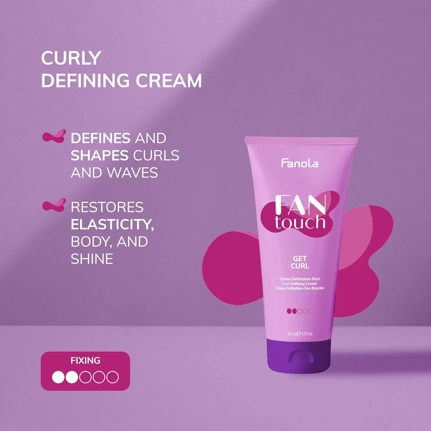 Крем для формирования локонов «Fantouch Definition Curling Cream» от Fanola Fanola, White — фото 3