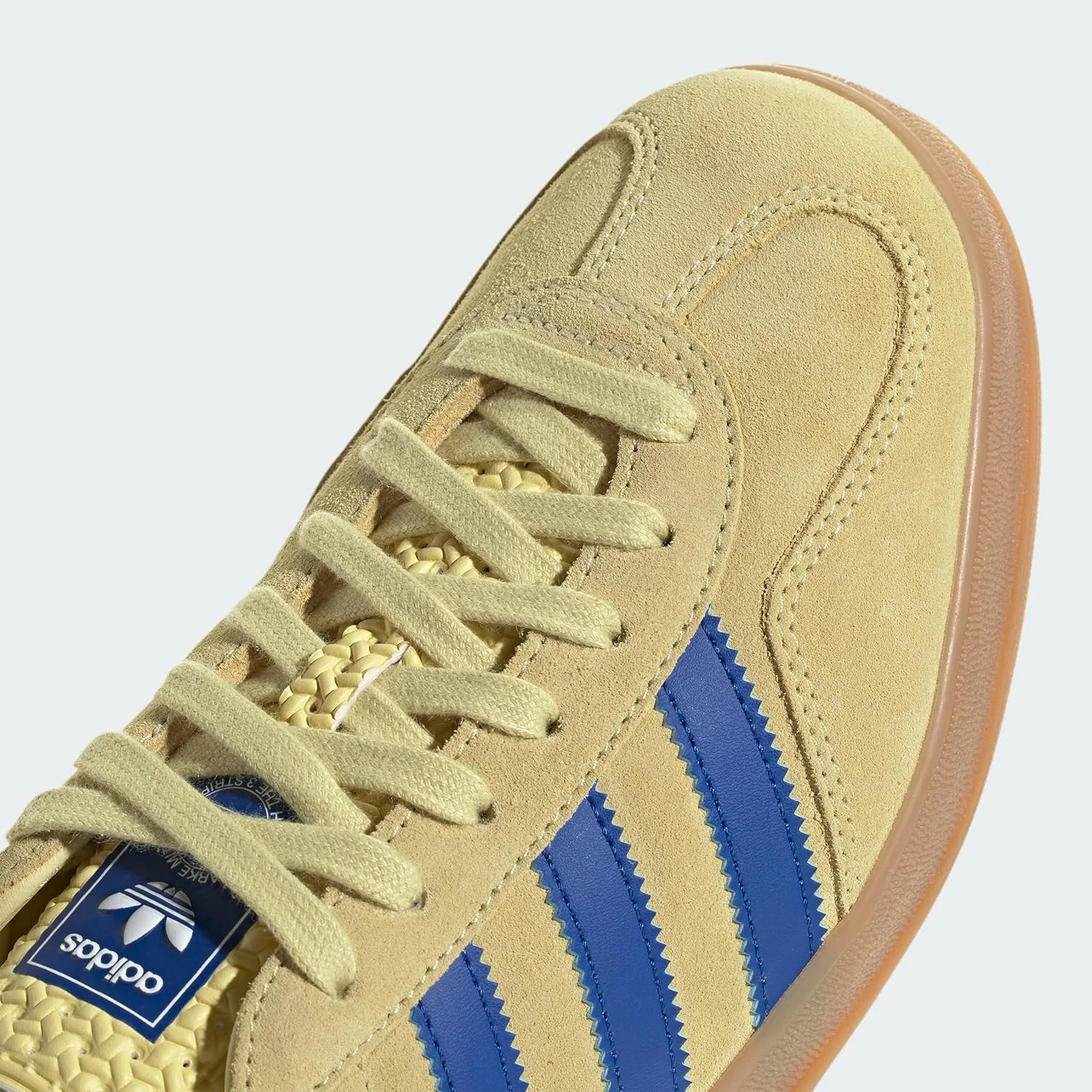 Мужские кроссовки Adidas Gazelle для дома, желтый — фото 2