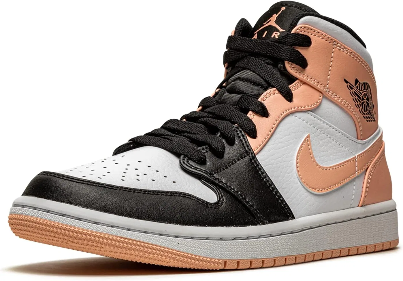 Кроссовки мужские Nike Court Borough Mid Winter, цвет Crimson Tint/White-black — фото 4