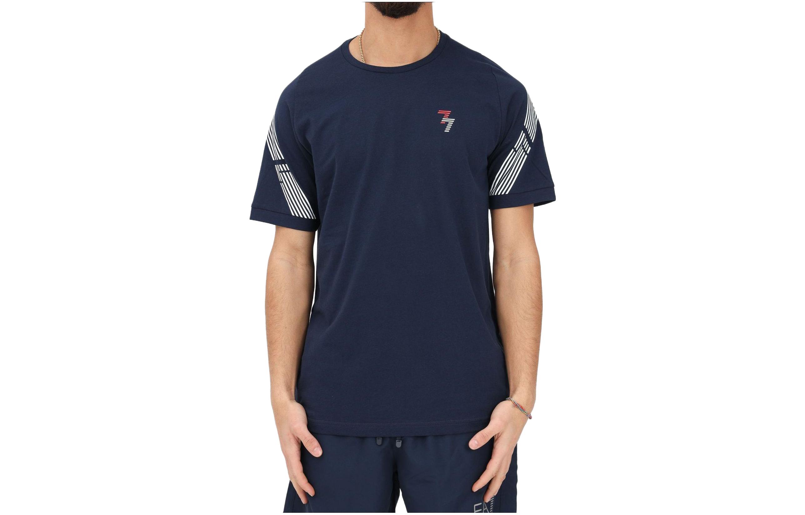 

EMPORIO ARMANI Футболка мужская темно-синяя, Синий, EMPORIO ARMANI Футболка мужская темно-синяя