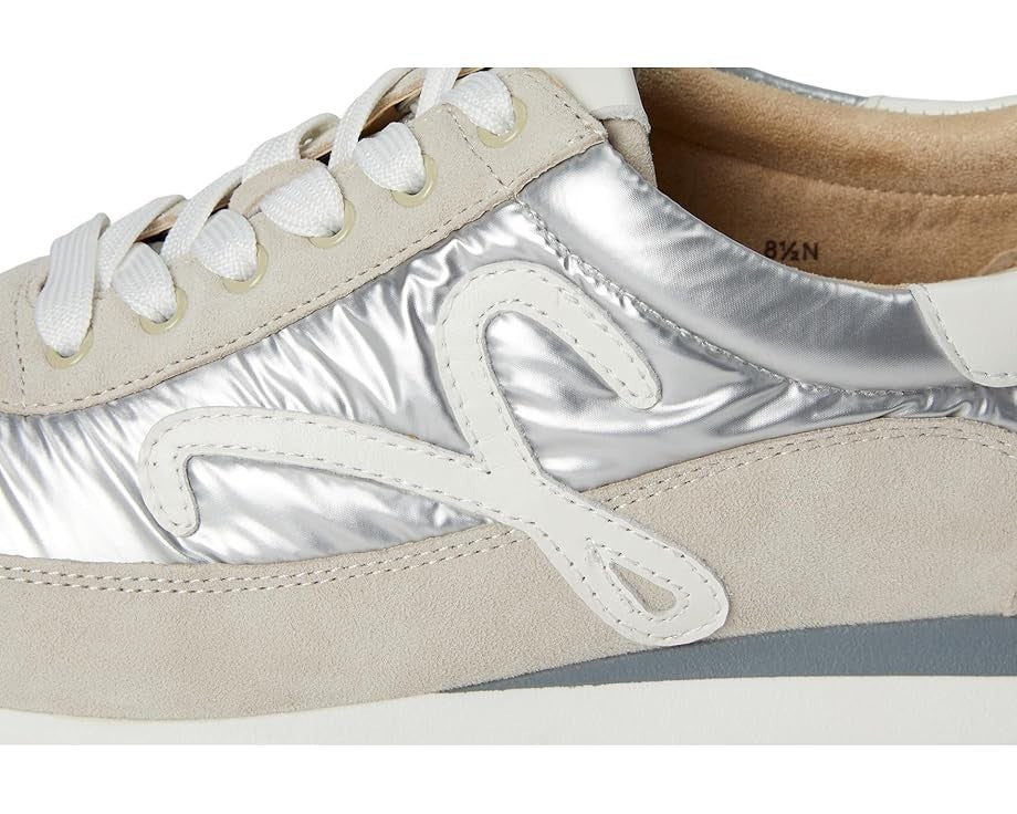 Женские кроссовки Vaneli Queen Perla Suede Combo VER405, бежевый — фото 4
