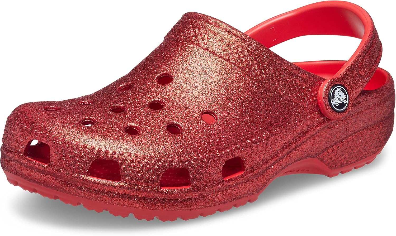 

Унисекс сабо Crocs Classic с блестками, Flame