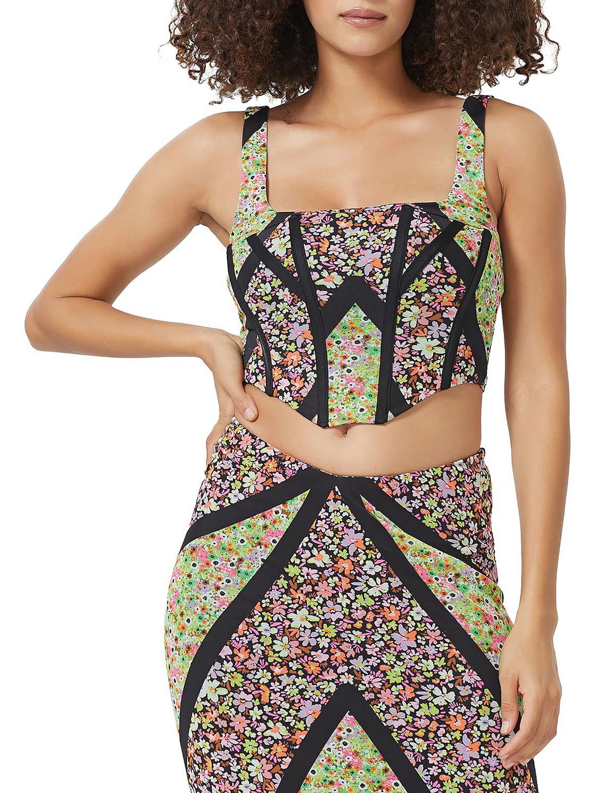 

Блузка женская AFRM, цвет patchwork ditsy