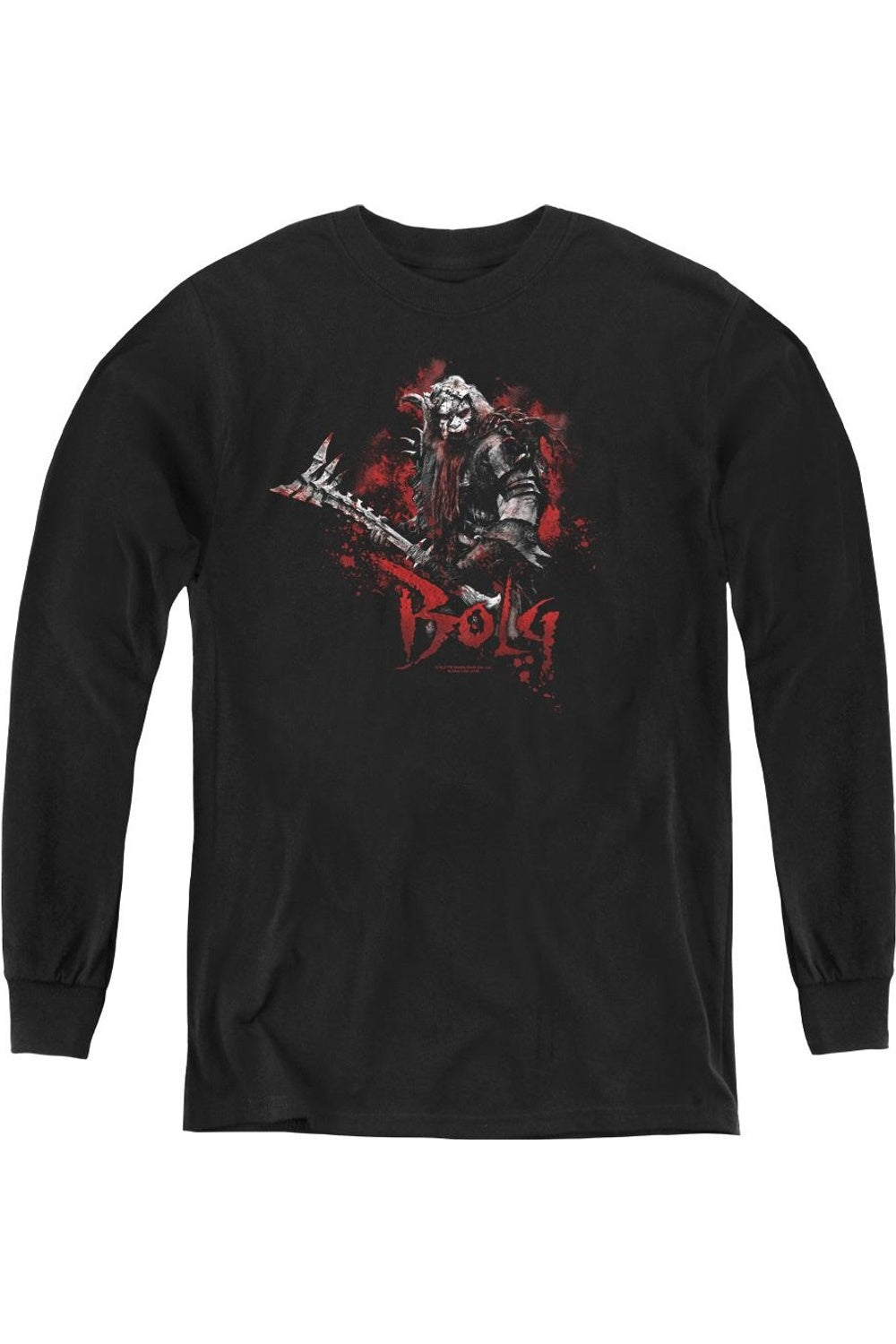 

Футболка с длинным рукавом The Hobbit Bolg Youth Gildan, черный