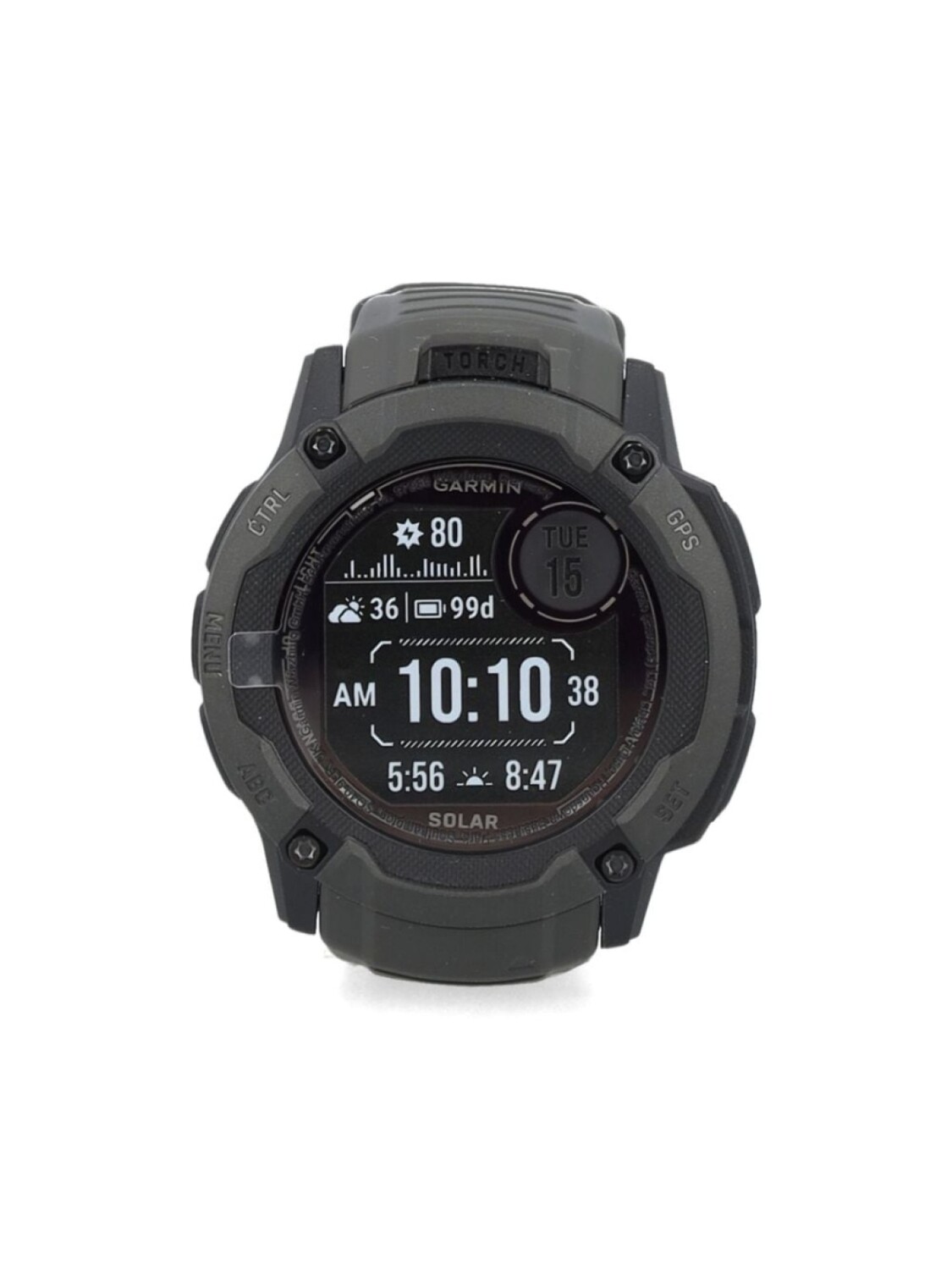 

Garmin наручные часы Instinct 2 Solar 50 мм, черный