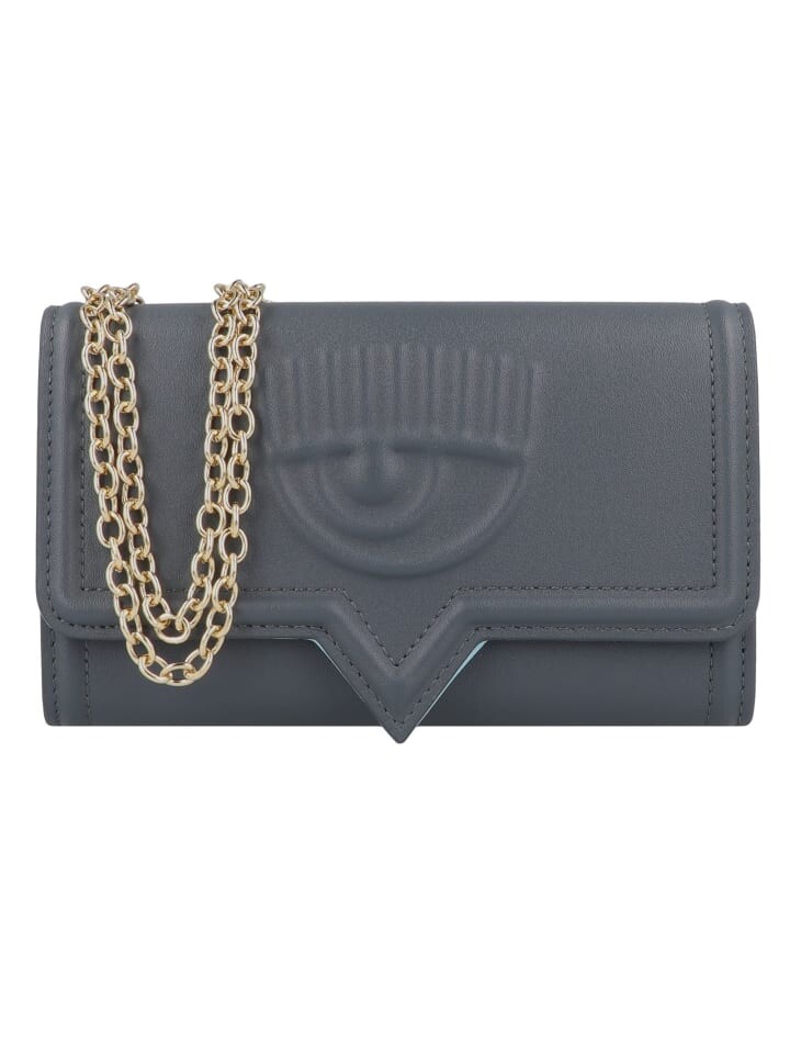 

Клатч Chiara Ferragni Eyelike Bags Clutch Geldbörse 17 cm, серый