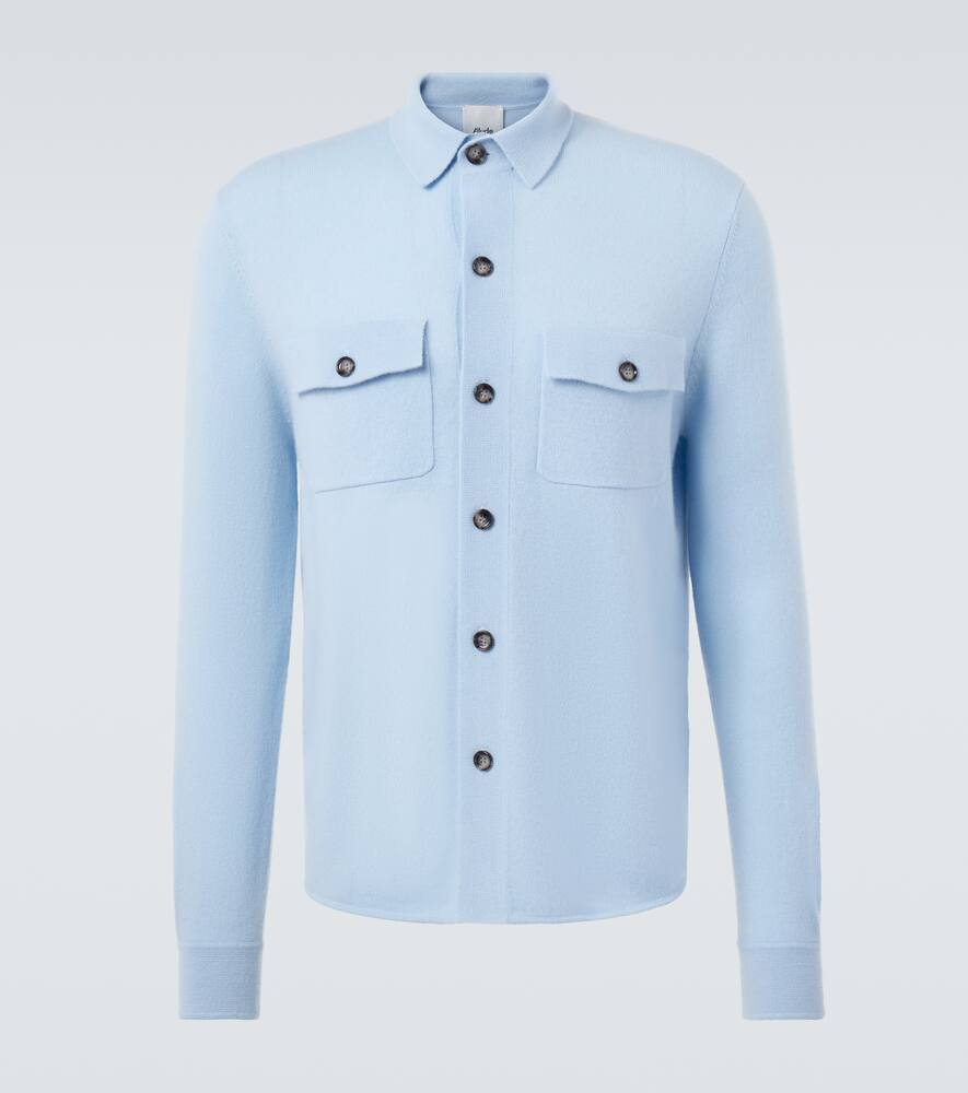 

Шерстяная и кашемировая рубашка-оверсайз Allude