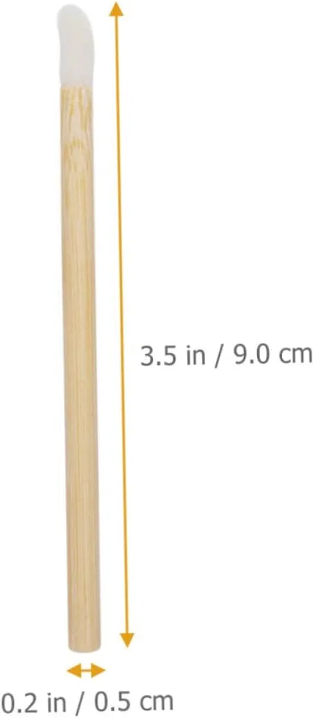 100 деревянных кистей для губ LALADEFIEE — фото 3
