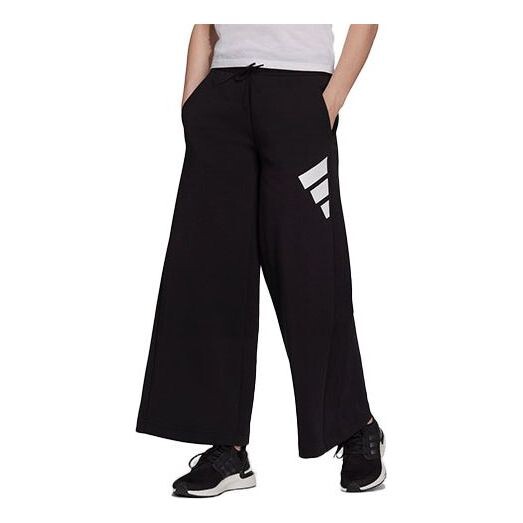 

Спортивные штаны (WMNS) adidas Mid Waist Lacing Sports Pants/Trousers/Joggers Black, черный
