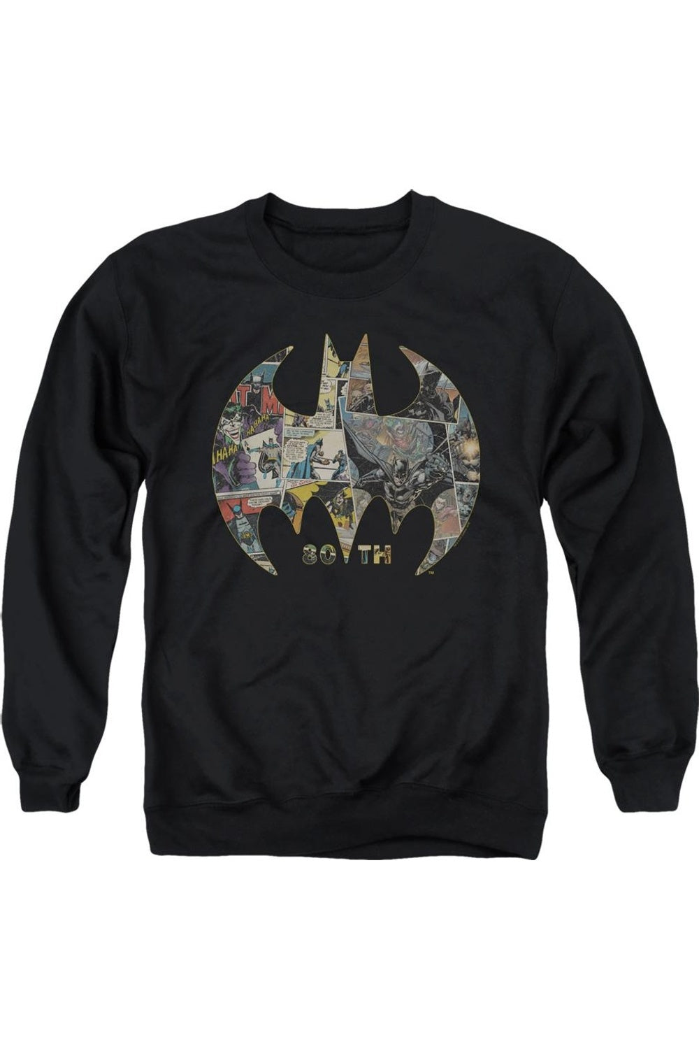 

Толстовка Batman 80th Shield для взрослых с круглым вырезом Gildan, черный