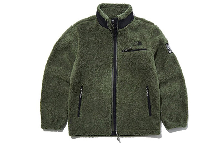 

Бархатная куртка унисекс зеленая The North Face, зеленый