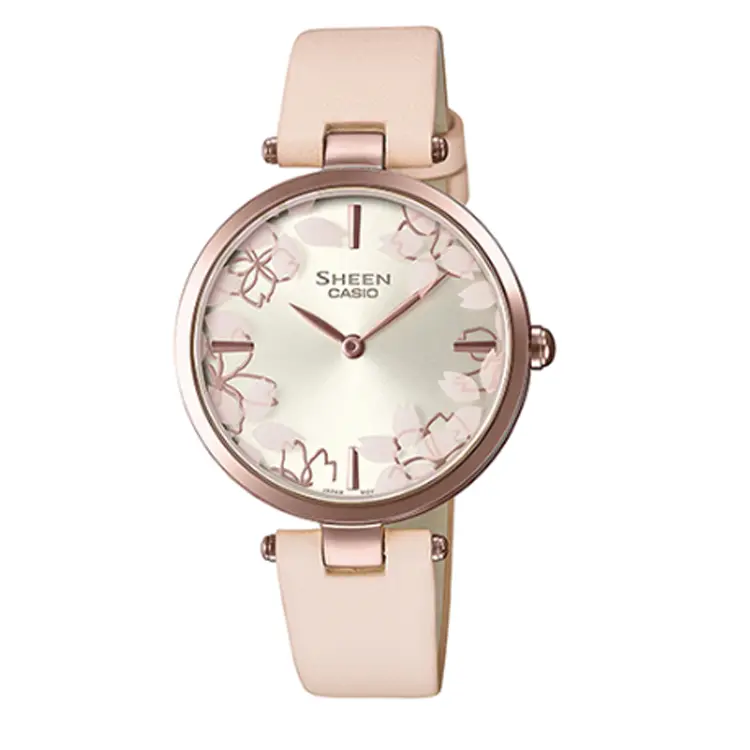 

Женские часы CASIO SHEEN 32 мм серебристые