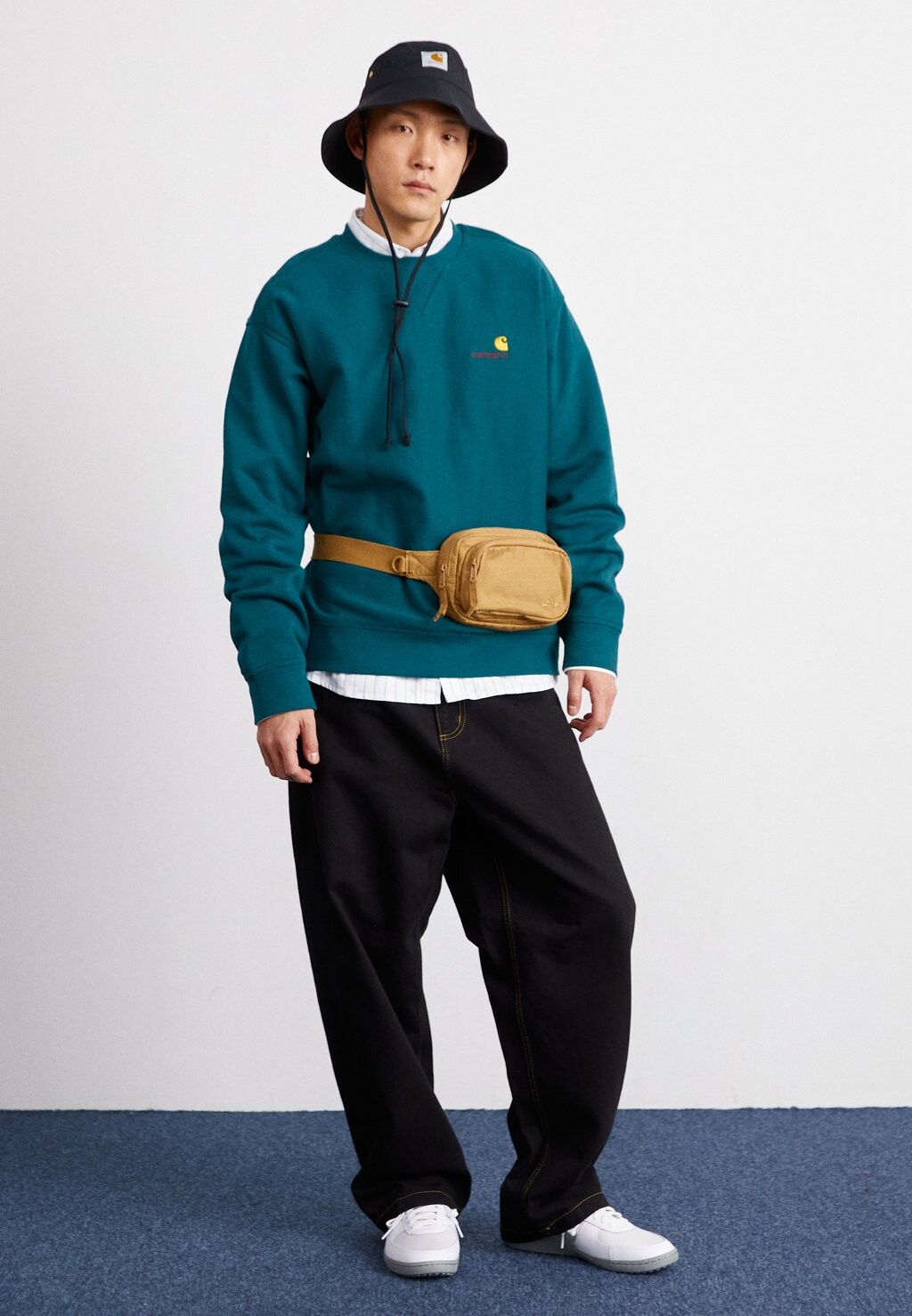

Шляпа CLARTON BUCKET HAT UNISEX Carhartt WIP, черный
