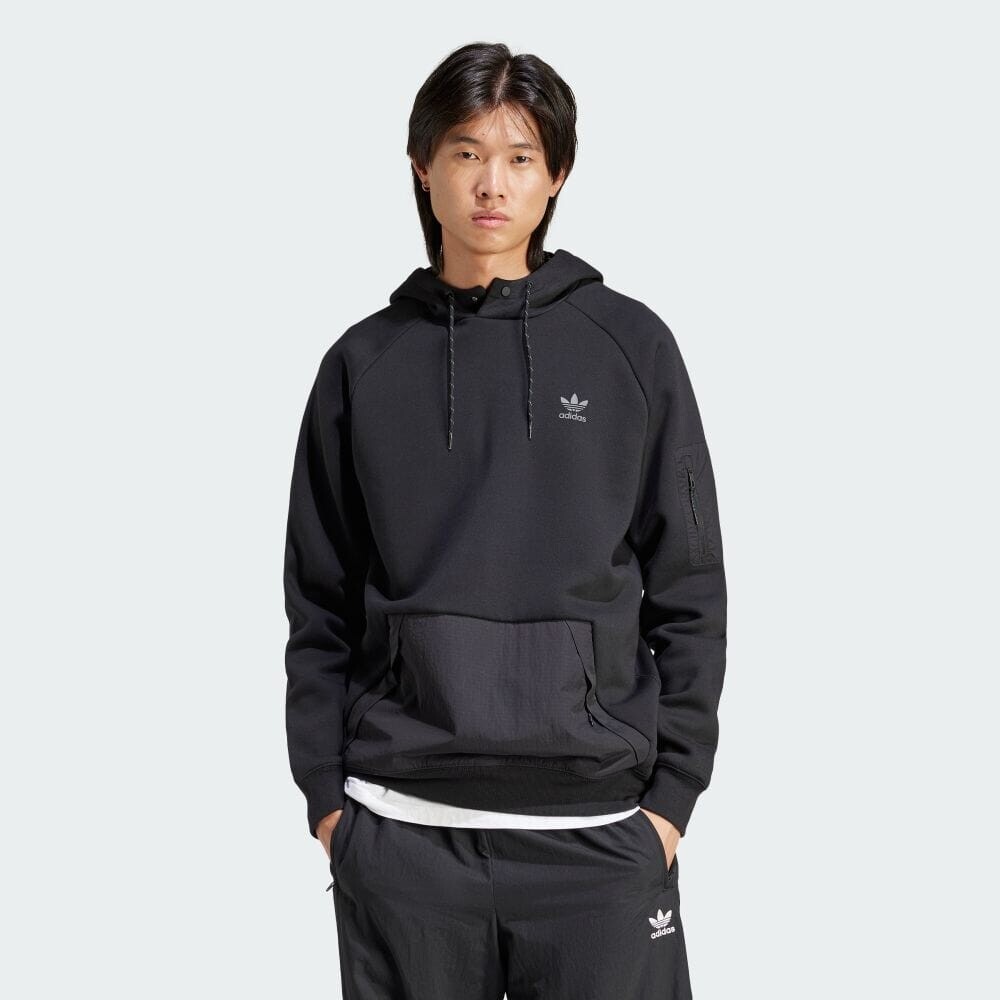

Парка Adidas hoodie, черный