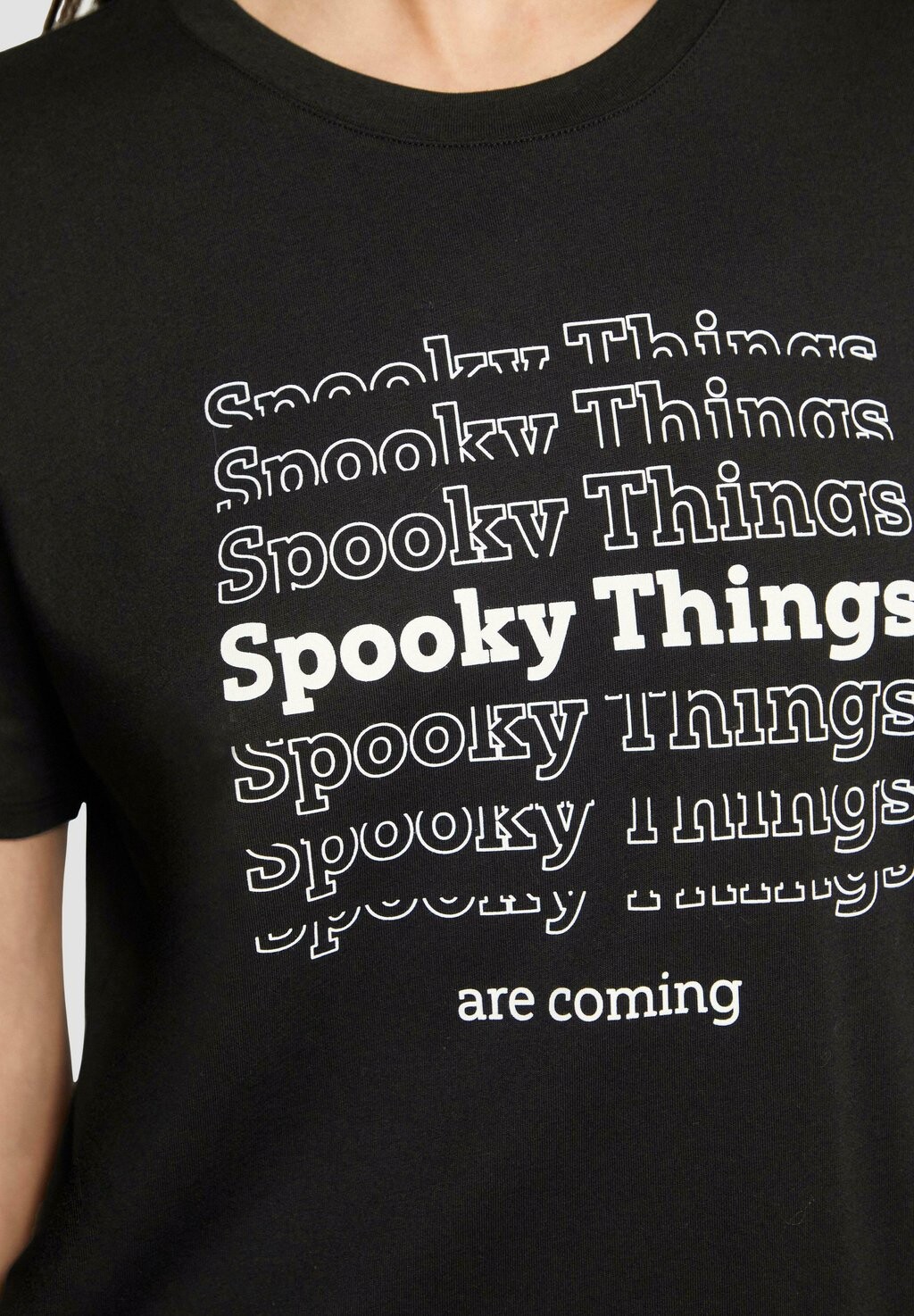 

Футболка с принтом MIT HALLOWEEN-MOTIV s.Oliver, черный