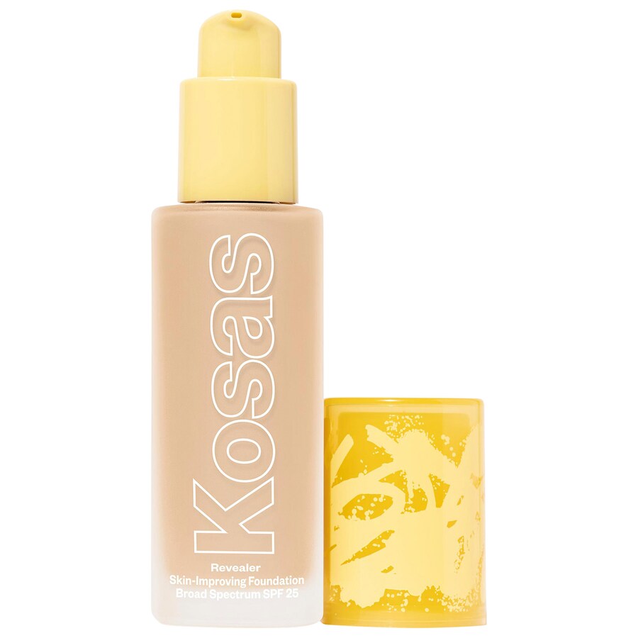

Тональный крем Revealer Skin-Improving Foundation SPF 25 с гиалуроновой кислотой и ниацинамидом Kosas, 1 oz /30 mL, Very Light Neutral 100