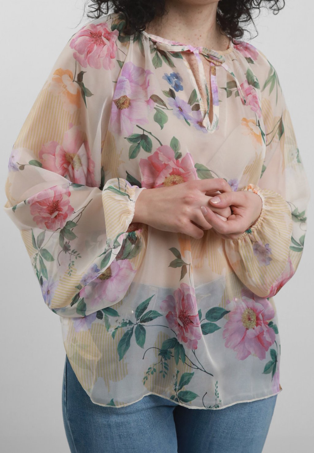 

Блуза FLORAL Susy Mix, фуксия