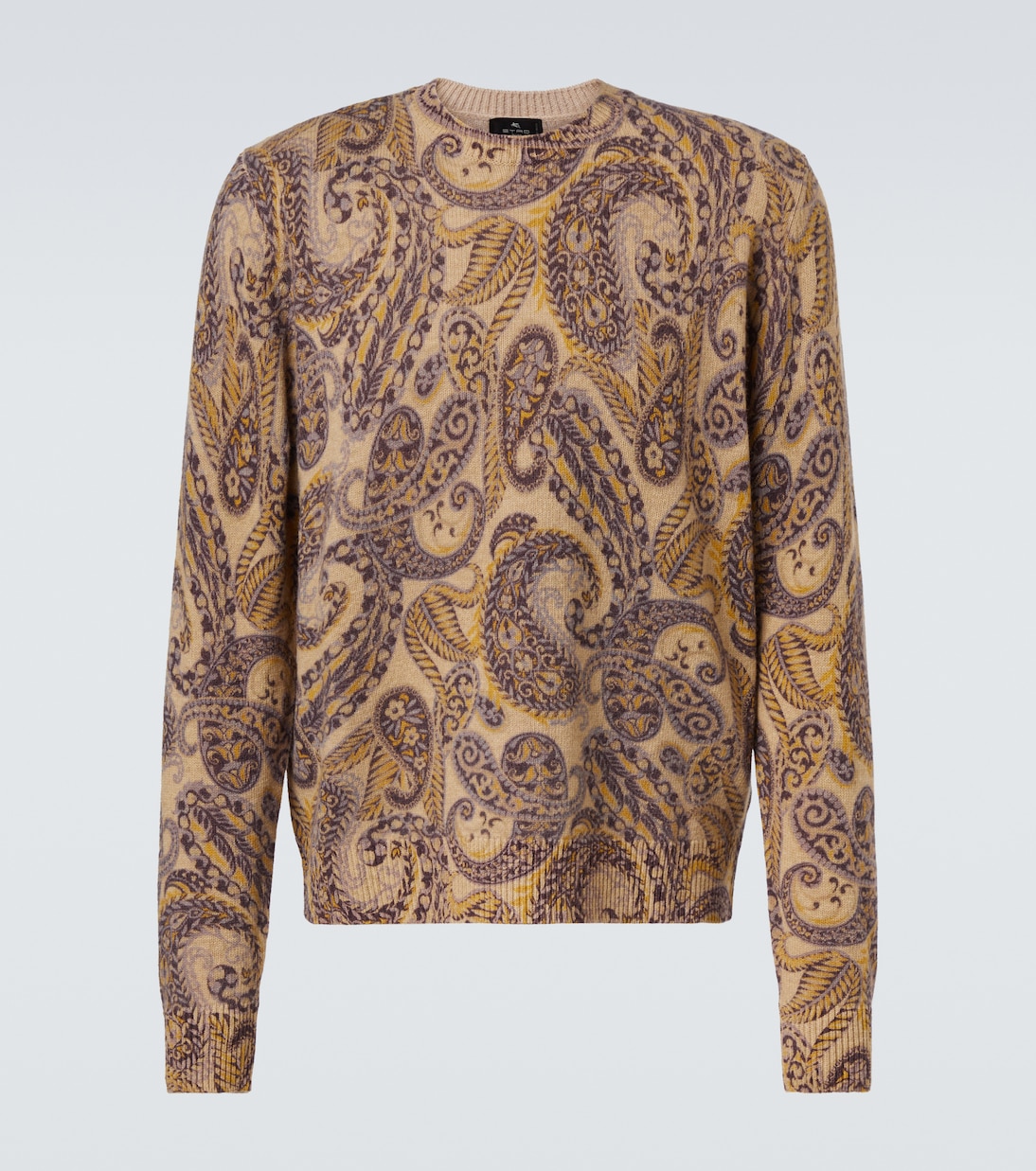 

Джемпер из шерсти жаккардовый Etro, Multicolour On Beige