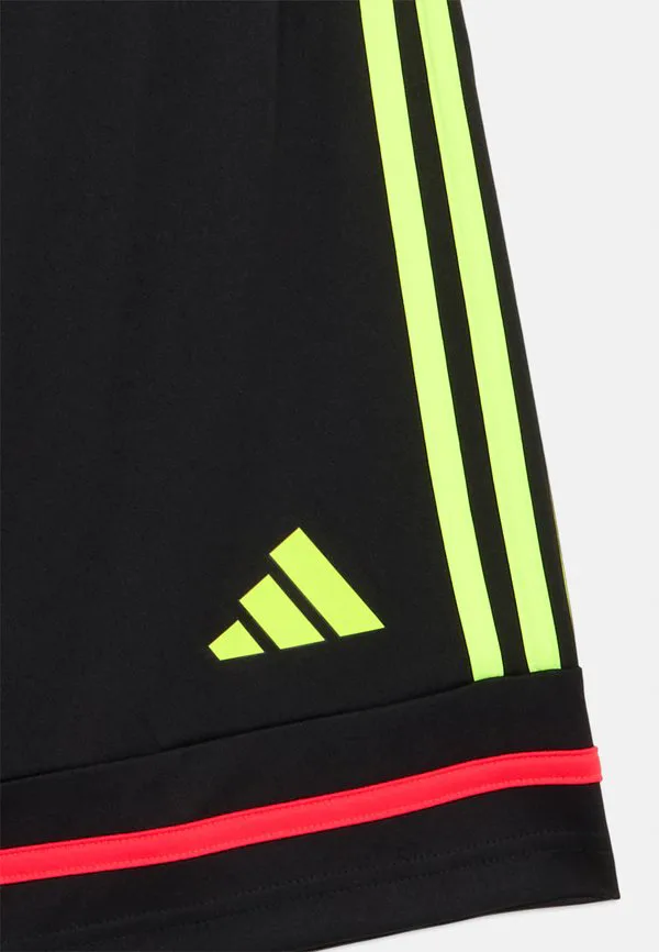 Детские спортивные шорты унисекс Adidas Performance, Black/Team Solar Yellow/Lucid Red — фото 3