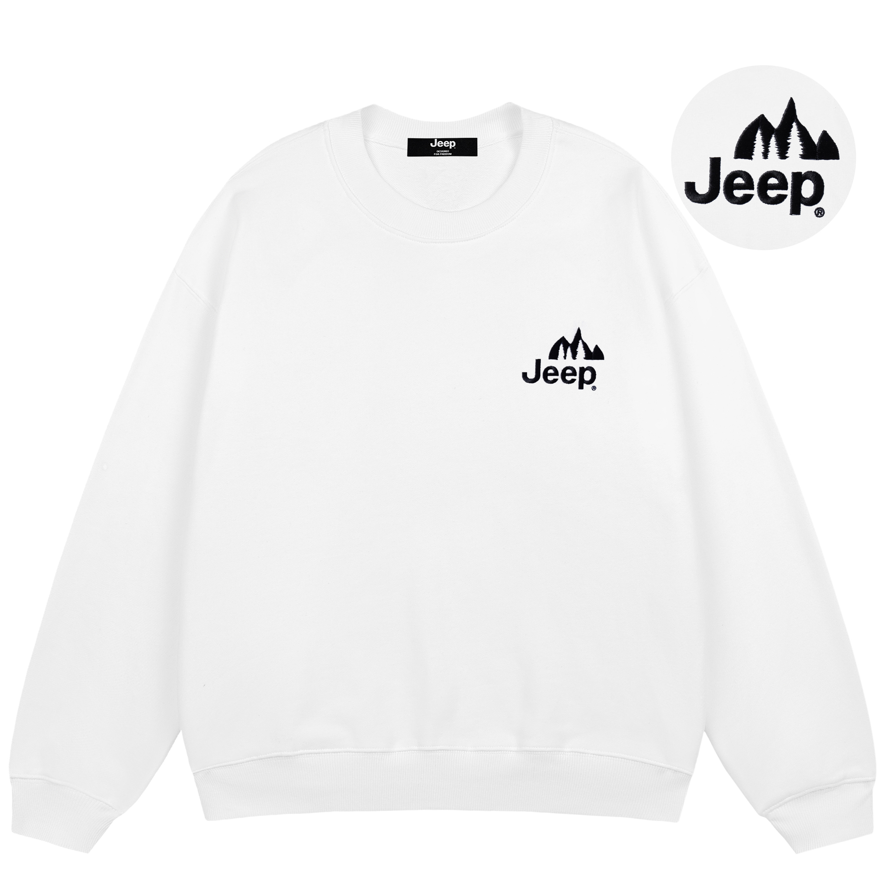 

Свитшот унисекс Jeep, хаки/бежевый