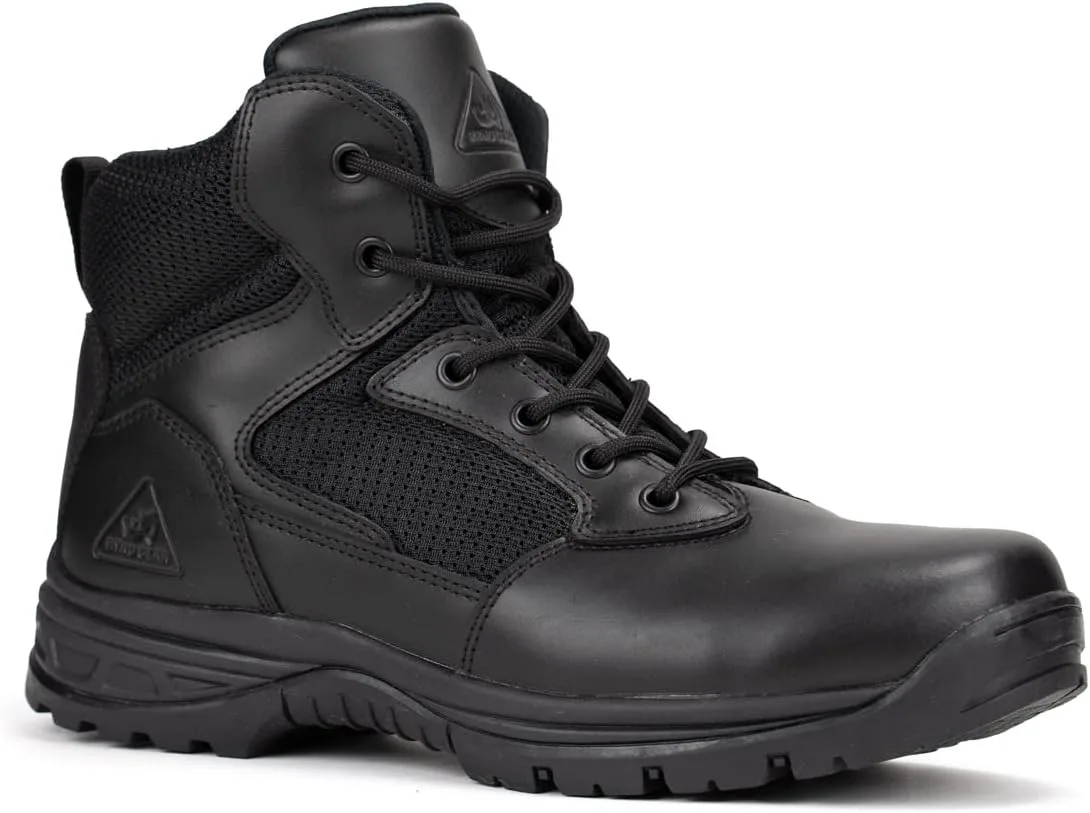 

Тактические дышащие ботинки RYNO GEAR 6 Coolmax с боковой молнией, черный