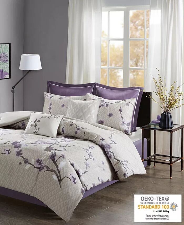 

Холли 8 шт. Комплект одеял California King Madison Park, фиолетовый